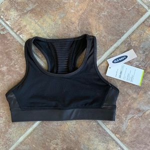 Old Navy Go-Dry Mesh Sports Bra NWT